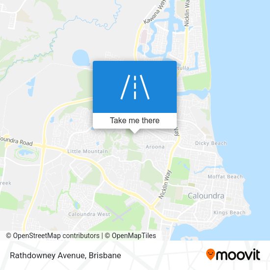 Rathdowney Avenue map