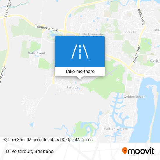 Olive Circuit map