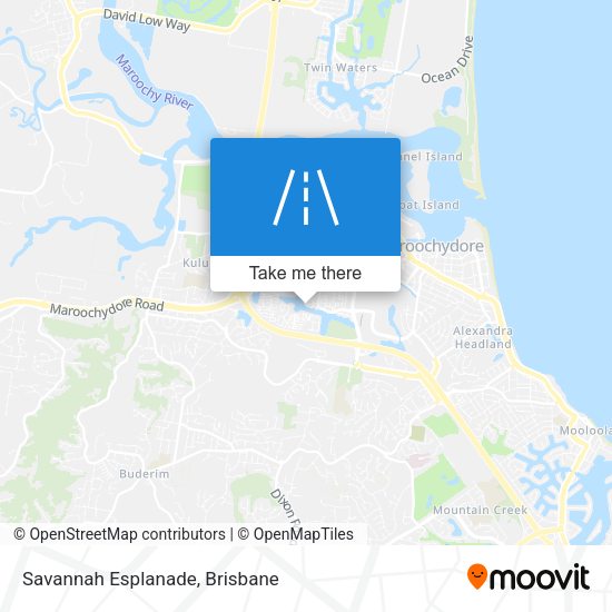Savannah Esplanade map