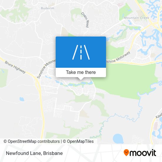 Newfound Lane map