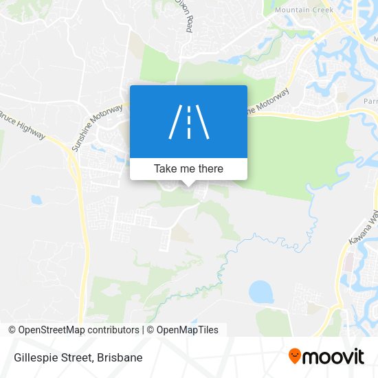 Gillespie Street map