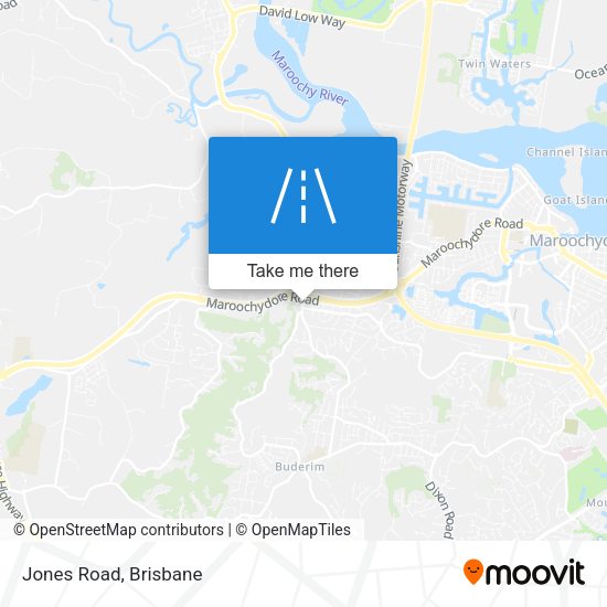 Jones Road map