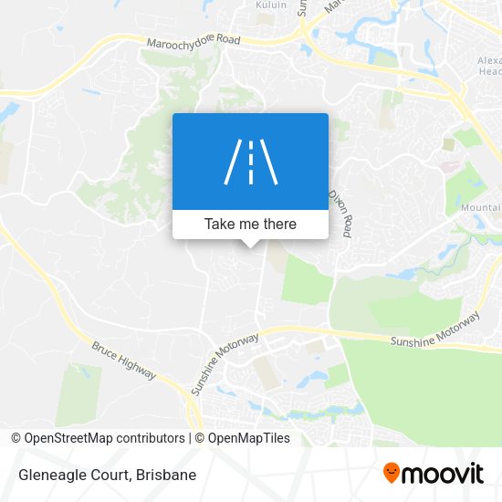 Gleneagle Court map