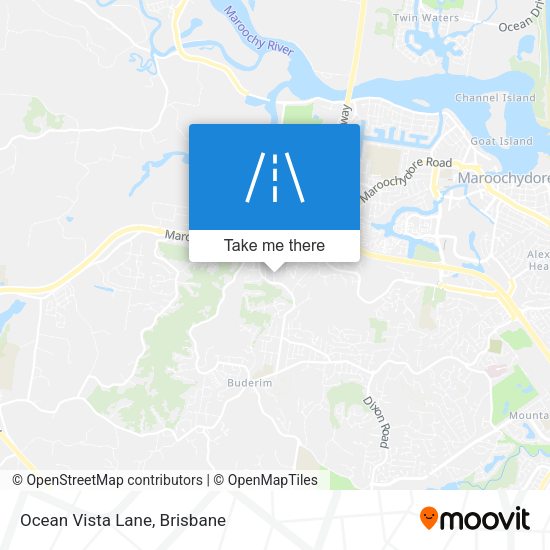 Ocean Vista Lane map
