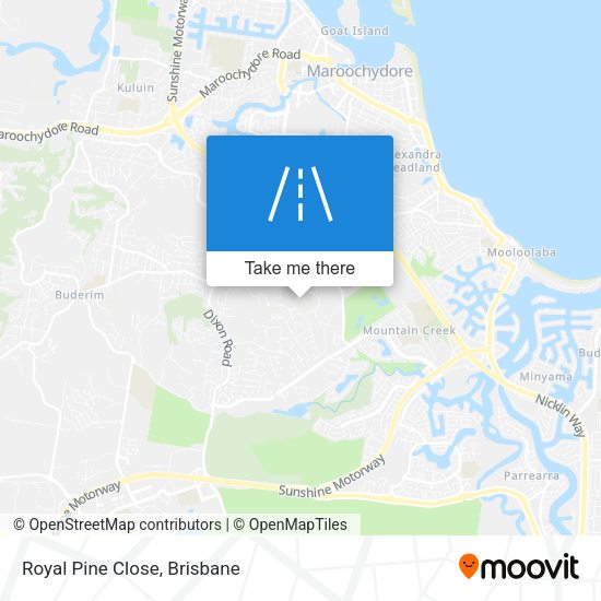 Royal Pine Close map