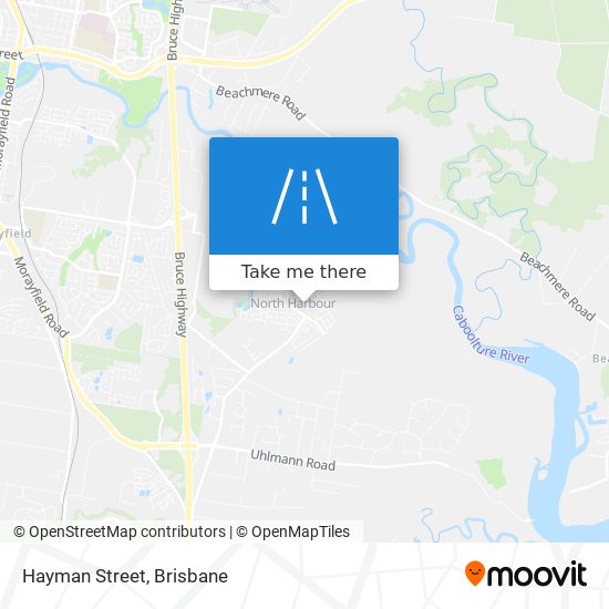 Hayman Street map