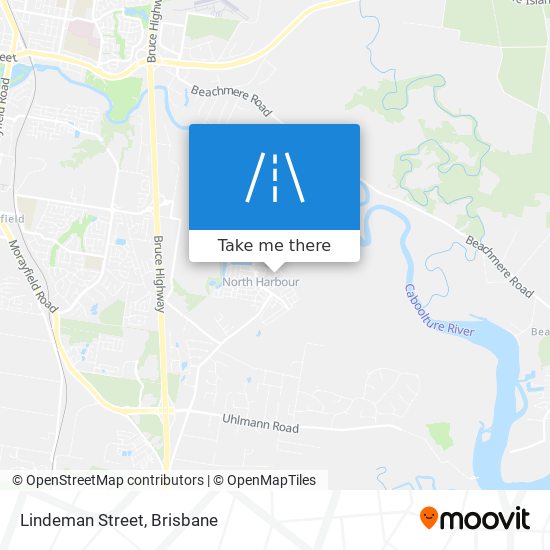 Lindeman Street map
