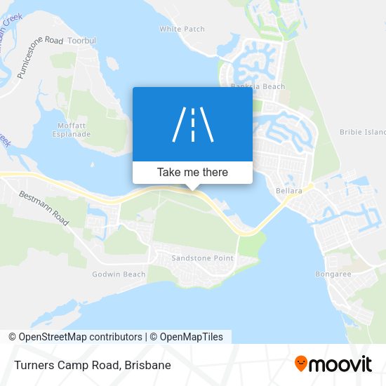 Turners Camp Road map