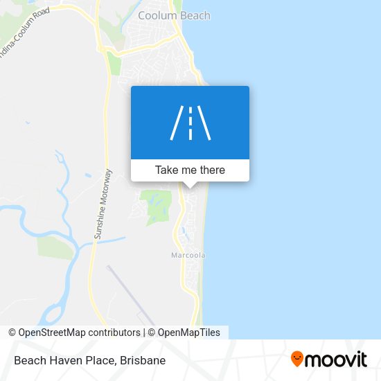 Beach Haven Place map