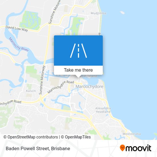 Baden Powell Street map