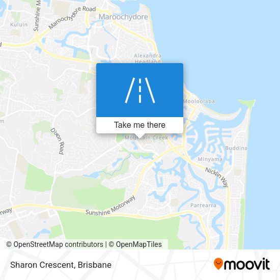 Sharon Crescent map