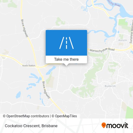Cockatoo Crescent map