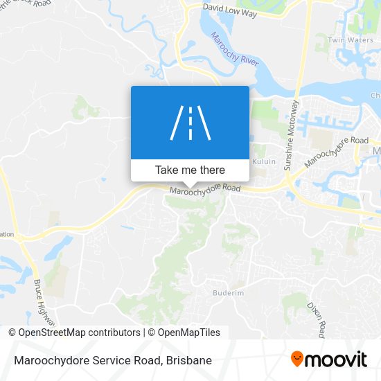 Maroochydore Service Road map