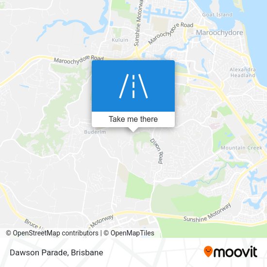 Dawson Parade map