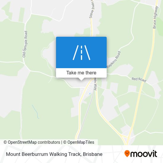 Mount Beerburrum Walking Track map