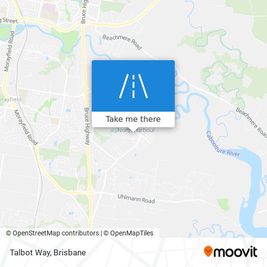 Talbot Way map