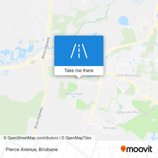 Pierce Avenue map
