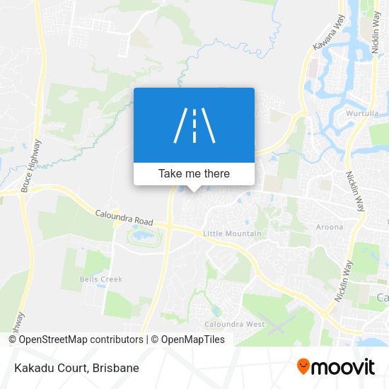 Kakadu Court map
