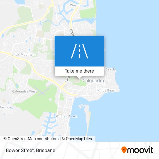 Bower Street map