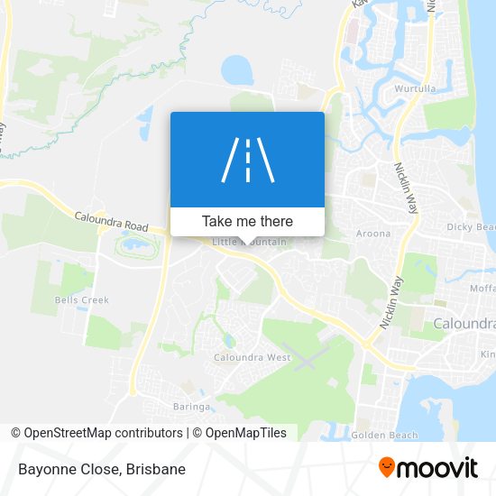 Bayonne Close map