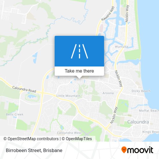 Birrobeen Street map