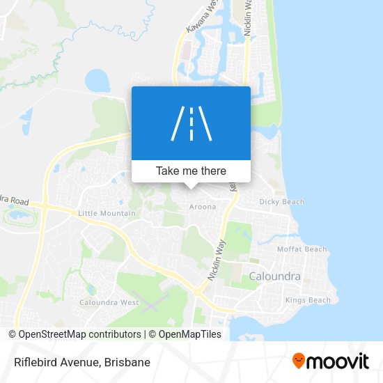 Riflebird Avenue map