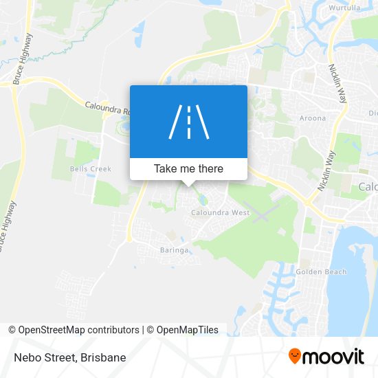 Nebo Street map
