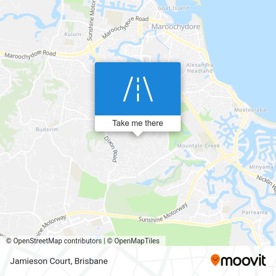 Jamieson Court map