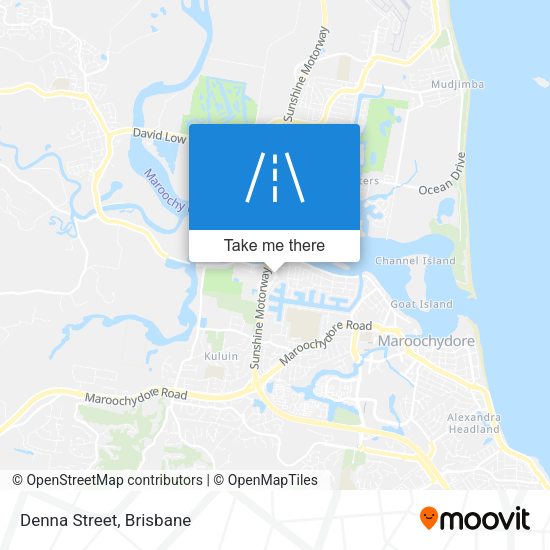 Denna Street map