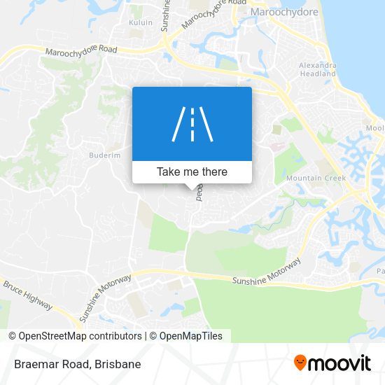 Braemar Road map