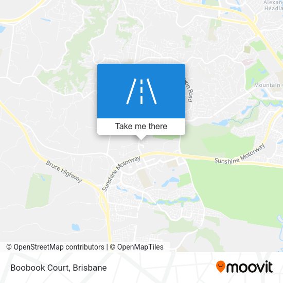 Boobook Court map
