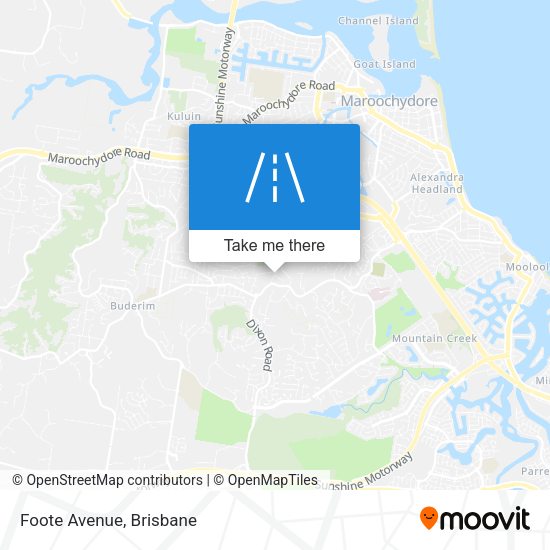 Foote Avenue map