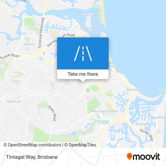 Tintagal Way map