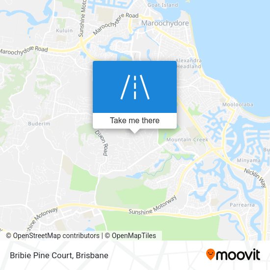 Bribie Pine Court map