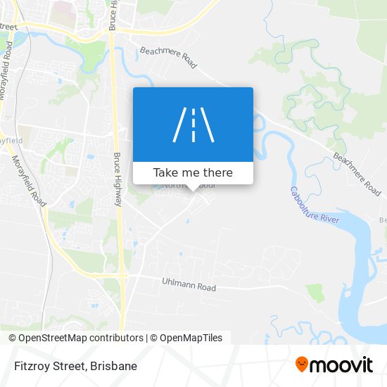 Fitzroy Street map