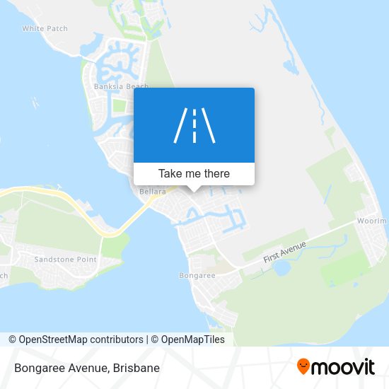 Bongaree Avenue map