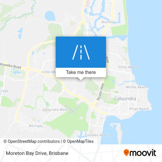 Moreton Bay Drive map