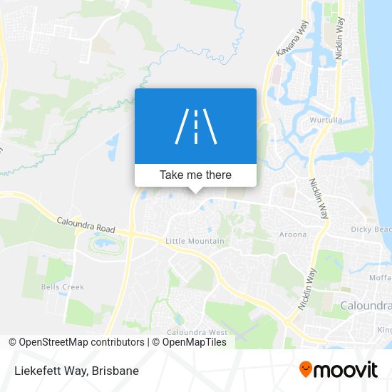 Liekefett Way map