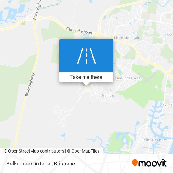 Bells Creek Arterial map