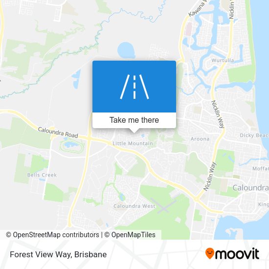 Forest View Way map