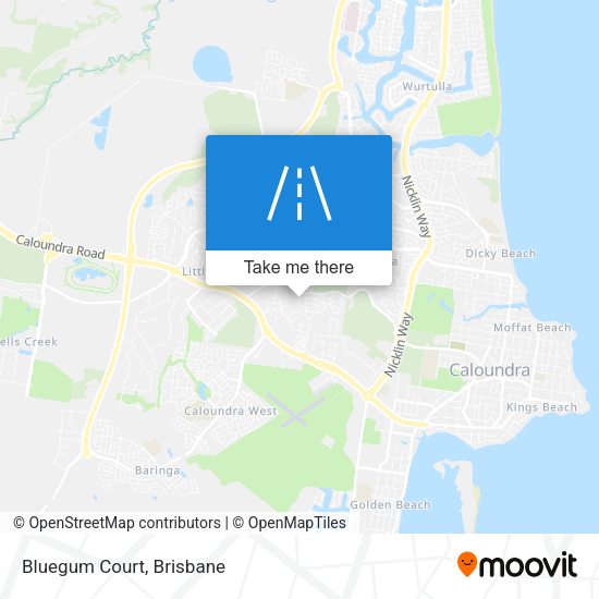 Bluegum Court map