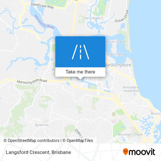 Langsford Crescent map