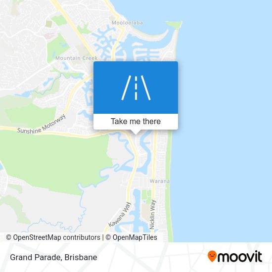 Grand Parade map