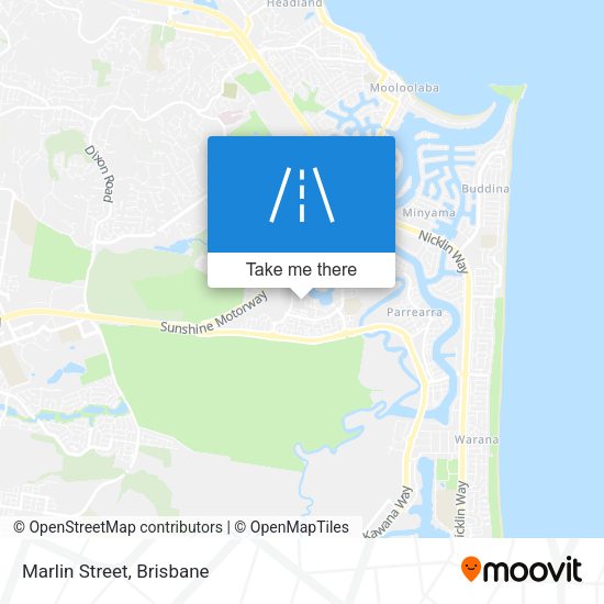 Marlin Street map