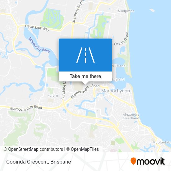Cooinda Crescent map
