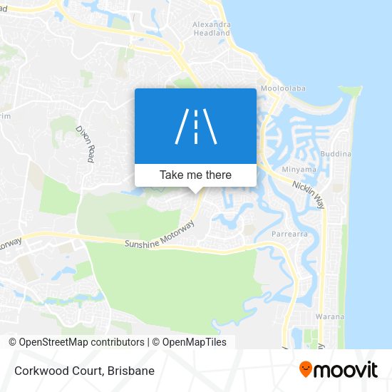 Corkwood Court map