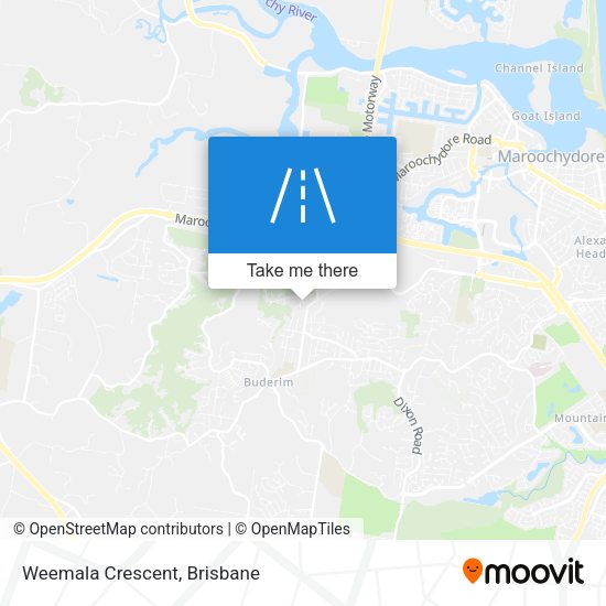 Weemala Crescent map