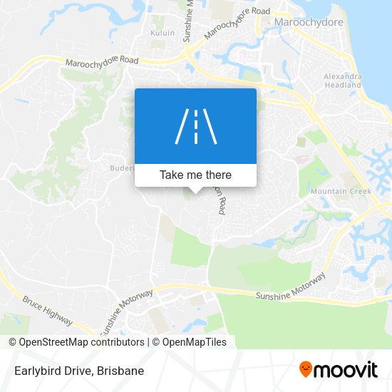 Earlybird Drive map