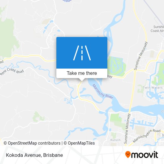 Kokoda Avenue map