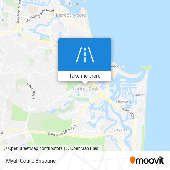 Myall Court map
